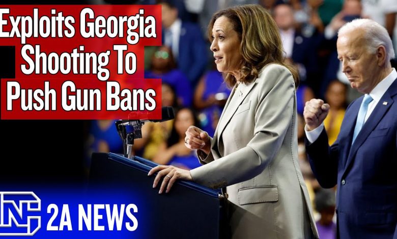 Kamala Harris Exploits Georgia Shooting To Push Gun Bans Before Facts Come Out