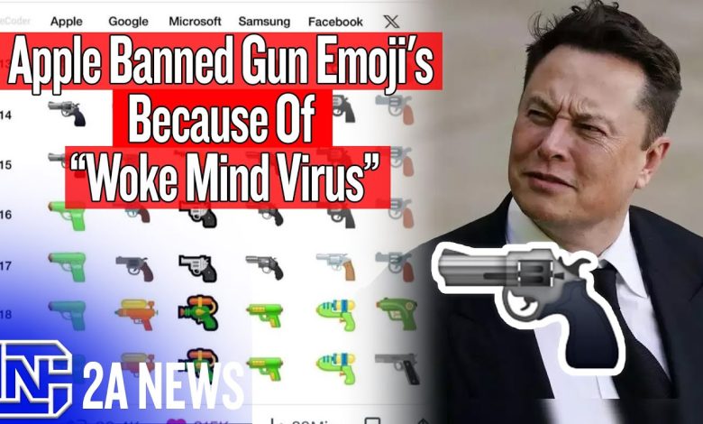 Elon Musk Calls Out Apple For Banning Gun Emoji’s Because Of Woke Mind Virus