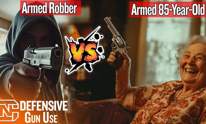 Shoot Out: Armed Home Invader Vs 85-Year-Old Woman With .357 Magnum