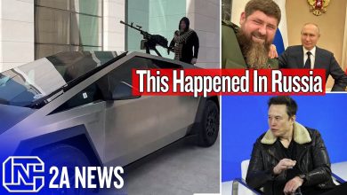 Russian Warlord Flaunts CyberTruck With Machine Gun Mounted, Thanks Elon Musk, Then This Happened