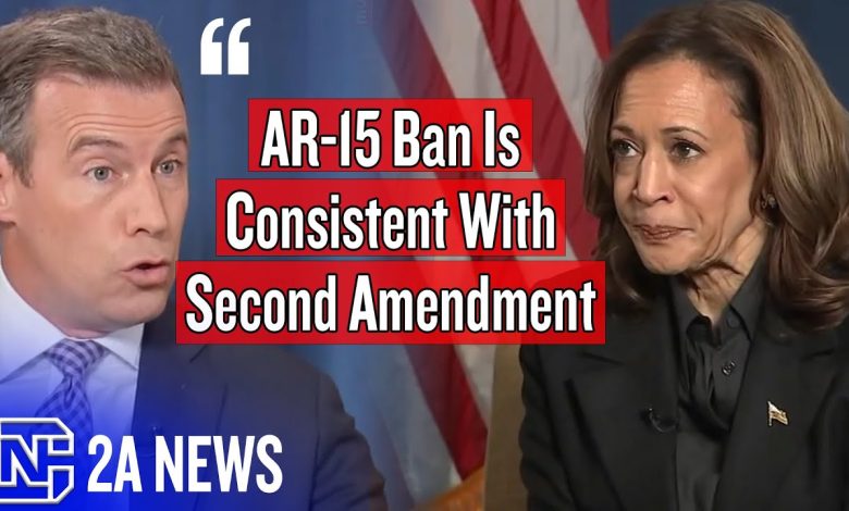 Kamala Says AR-15 Ban Is Consistent With Second Amendment