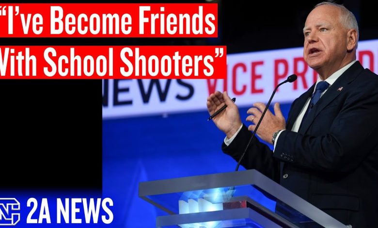 Tim Walz Says I’ve Become Friends With School Shooters During Vice President Debate