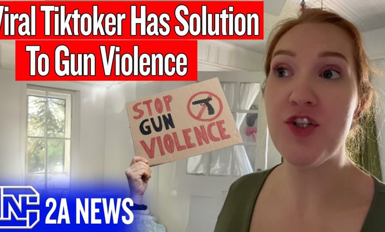 Viral Tiktok Lady Claims To Have The Solution To Gun Violence, You Won’t Believe This