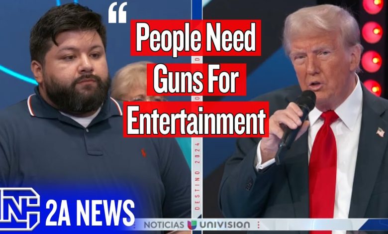 Trump Tells Parents Of School Shooting Victims We Need More Guns For Entertainment