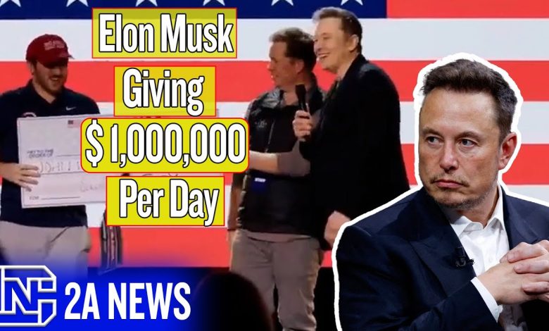 Elon Musk Giving 1 Million Dollars Per Day To 1st and 2nd Amendment Supporters