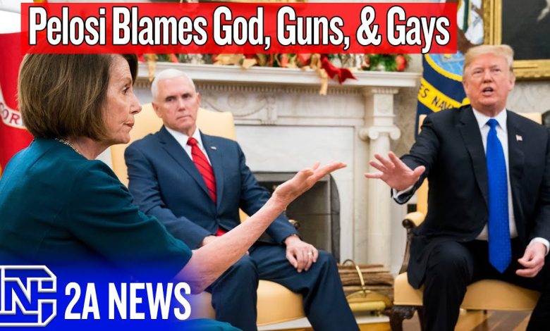 Nanci Pelosi Blames God, Guns, & Gays On Trump Victory