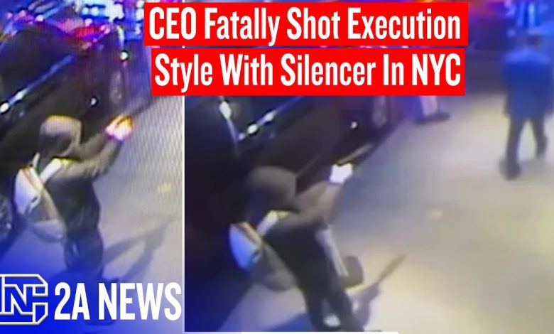 Caught On Video: United Health Care CEO Fatally Shot Execution Style With Silencer In NYC