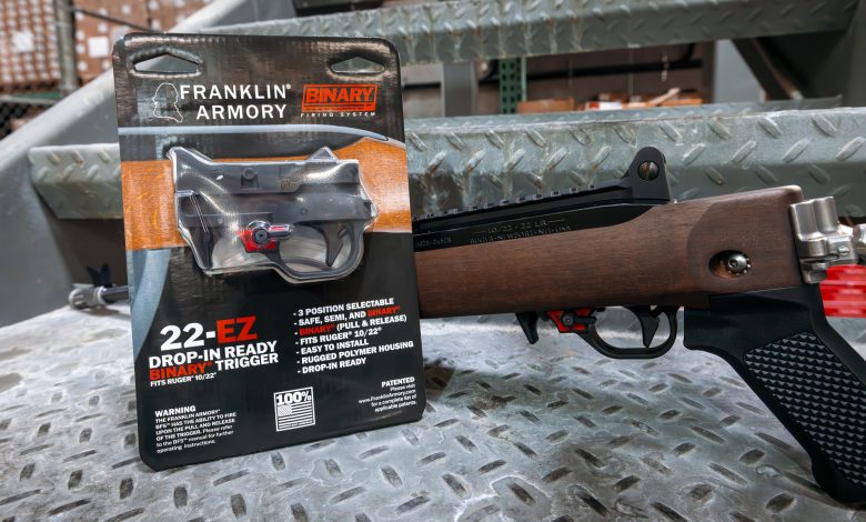 Franklin Armory’s New 22-EZ Binary Trigger for the 10/22