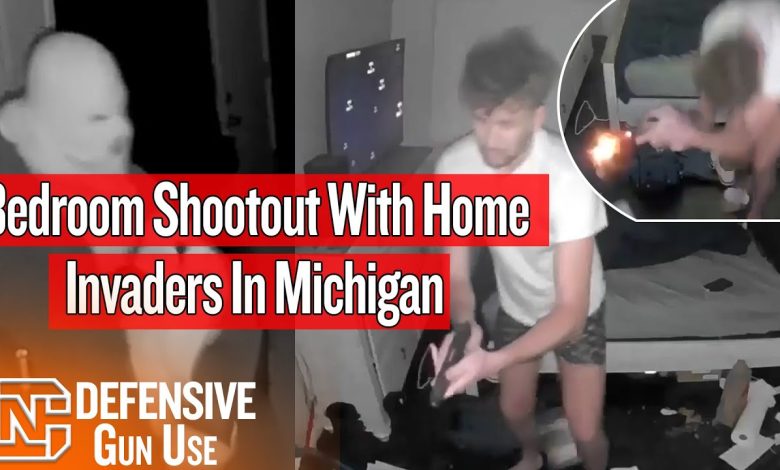 Caught On Video: Bedroom Shootout With Home Invaders In Michigan