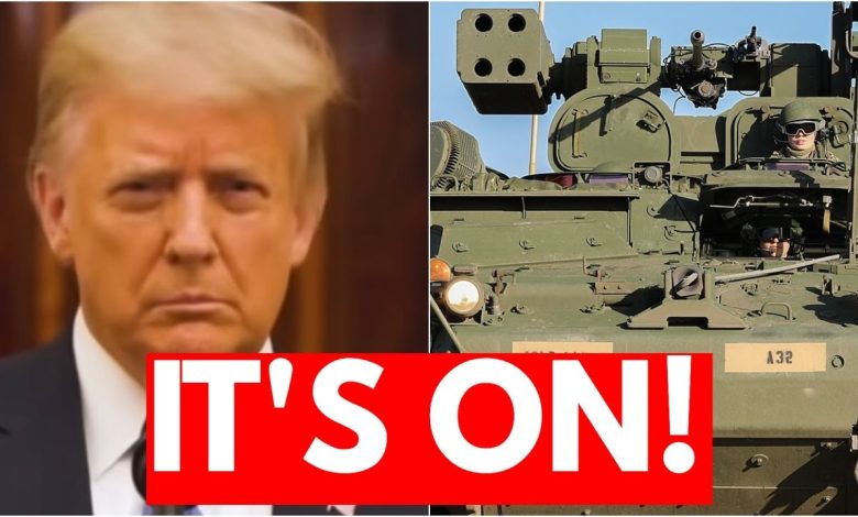 Trump RUSHES Heavy Weapons To The Border