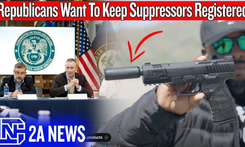 Republicans Want To Keep Suppressors Registered Like Machine Guns