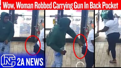 Wow, Woman Robbed Carrying Gun In Back Pocket | Caught On Video