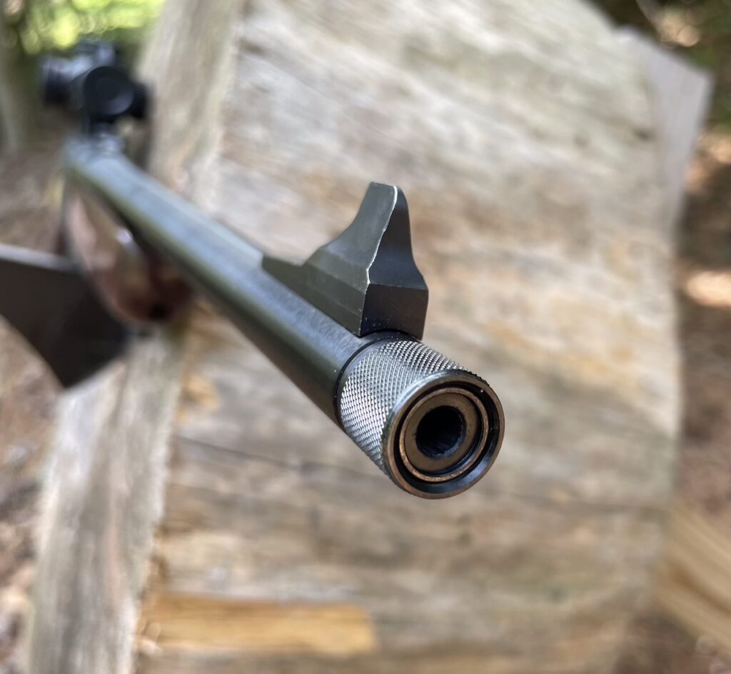Henry lever action supreme threaded muzzle.