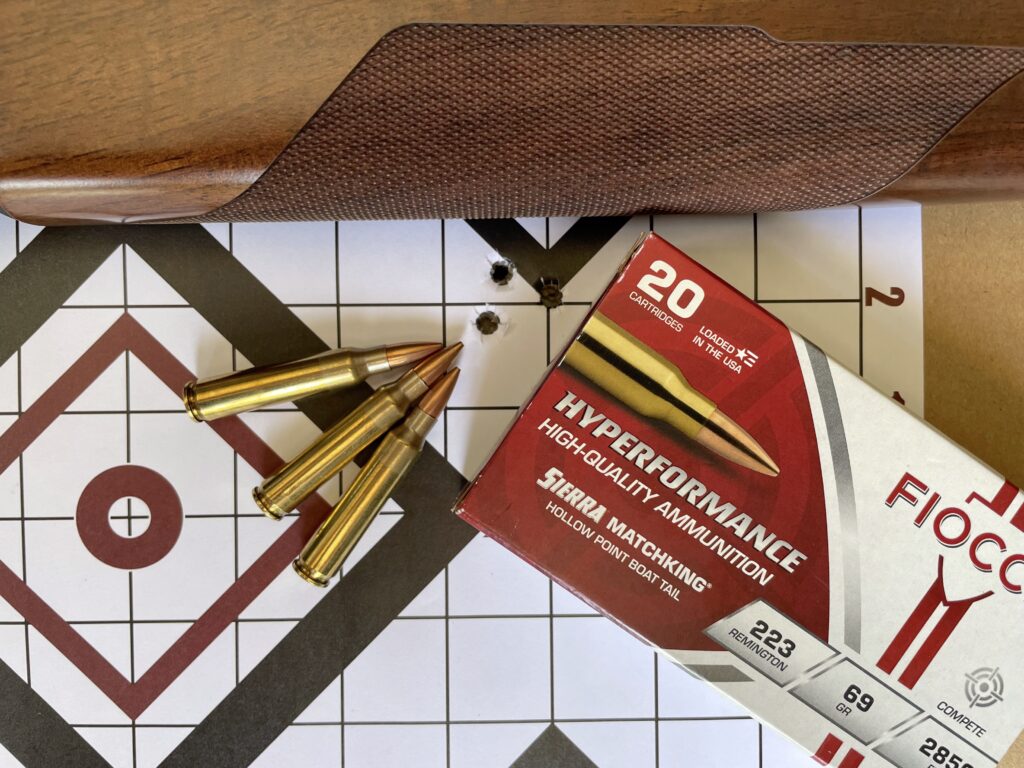 sub-moa group from the Henry Supreme with fiocchi ammo