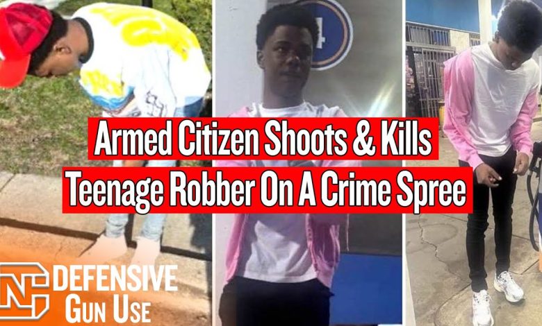 Armed Citizen Shoots & Kills Teenage Robber On A Crime Spree