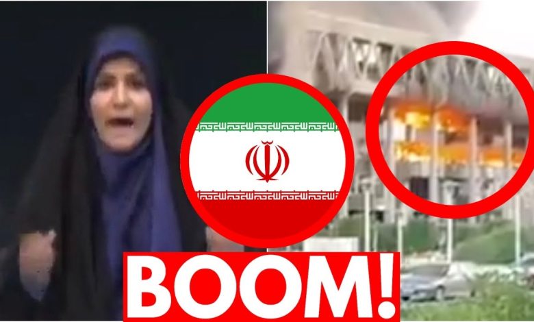 Israel BOMBS Iran Propaganda Network On Live TV *INSANE FOOTAGE*