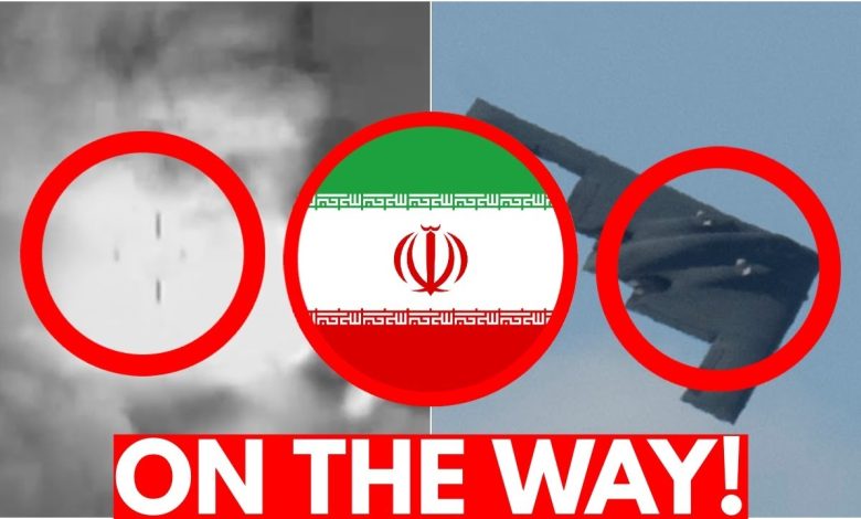 American Stealth Bombers IN THE AIR As Israel/Iran War Erupts