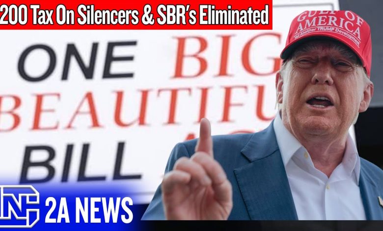 Breaking: 0 Tax On Silencers & SBR’s Eliminated After One Big Beautiful Bill Passes Congress