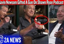 Gavin Newsom Gifted A Gun On Shawn Ryan Podcast, Claims He’s Not Anti-Gun