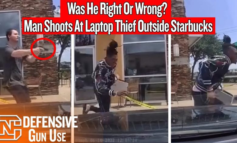 Was He Right Or Wrong? Texas Man Shoots At Laptop Thief Outside Starbucks