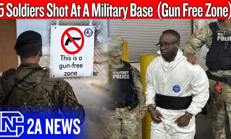 5 Soldiers Shot At A Military Base That Is A Gun Free Zone