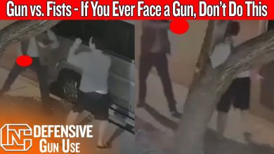 Caught On Camera: Gun vs. Fists – If You Ever Face a Gun, Don’t Do This