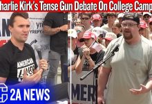 Charlie Kirk’s Tense Gun Debate On College Campus