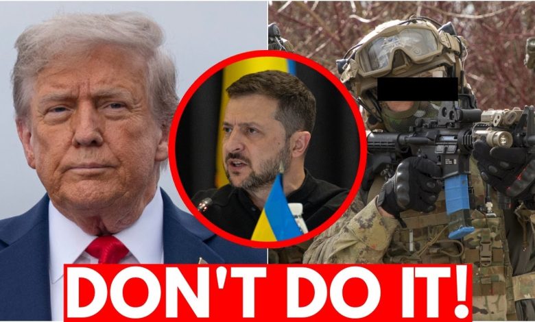 Trump FLOATS Sending American Troops To Ukraine