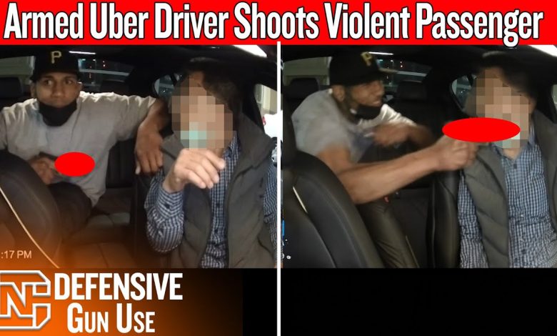 Armed Uber Driver Shoots Passenger Who Tased & Strangles Him