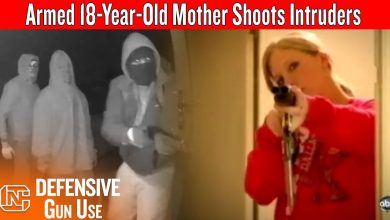 Armed 18-Year-Old Mother Holding A Baby Shoots Intruders
