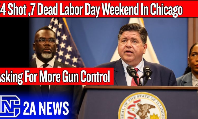 54 Shot 7 Dead Labor Day Weekend In Strict Gun Controlled Chicago, Governor Wants More Gun Control