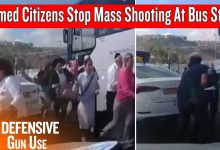 Armed Citizens Stop Mass Shooting At Bus Stop In Jerusalem