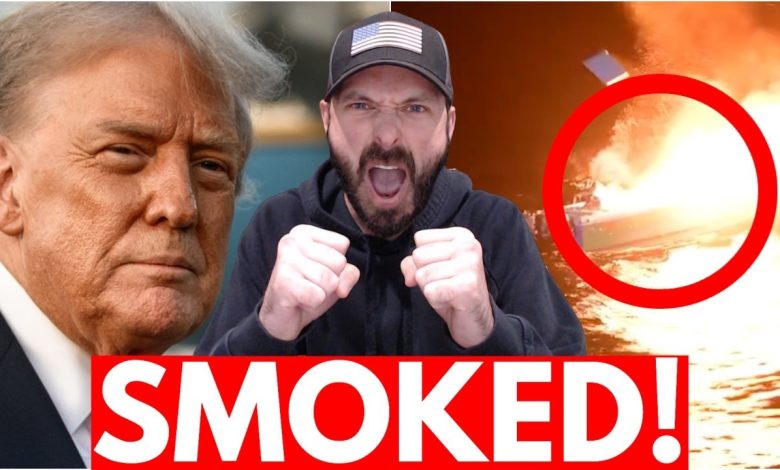 BREAKING: Trump BLOWS UP Another Cartel Boat *STRIKE FOOTAGE*