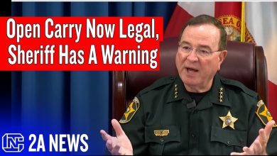 Open Carry Now Legal, Sheriff Has A Warning