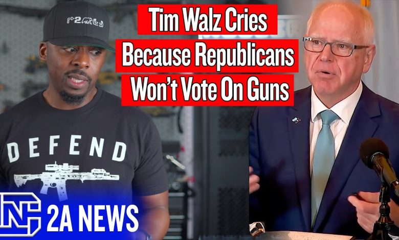 Tim Walz Throws a Tantrum Over Republicans Blocking His Gun Ban