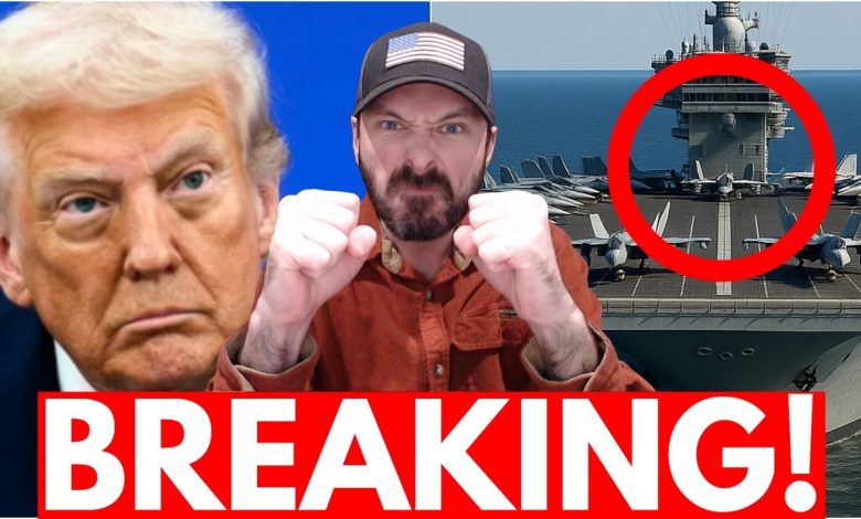 BREAKING: Trump RUSHES Aircraft Carrier Towards Venezuela