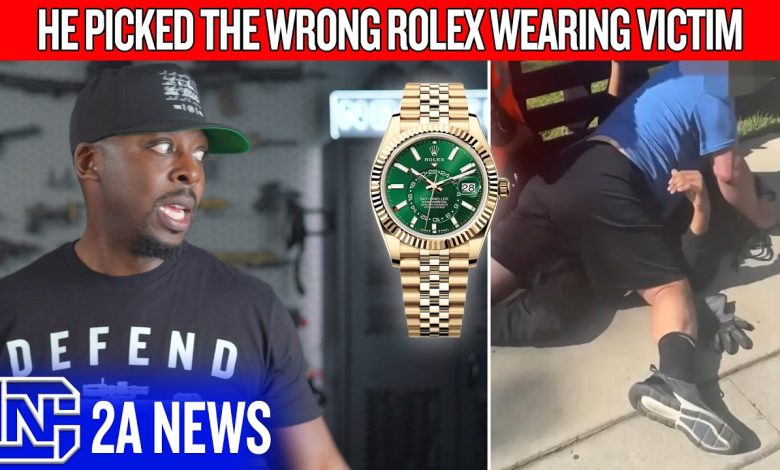 Armed Robber Picked the Wrong Guy to Steal a Rolex From