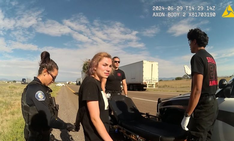 Woman Arrested After Taking Her Two Poodles on a High-Speed Chase and Flipping Her Car