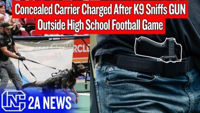 Concealed Carrier Charged After K9 Sniffs GUN Outside High School Football Game
