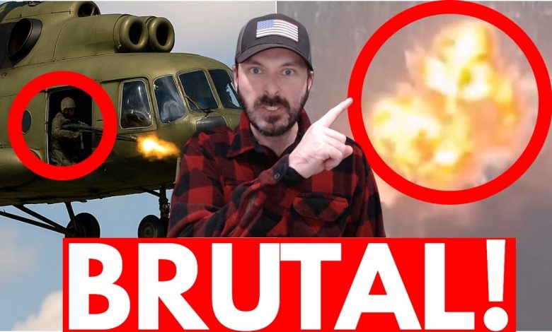 Ukraine HAMMERS Russia, INSANE Helicopter Video Surfaces
