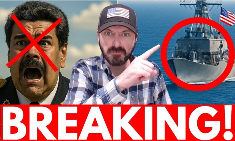 American Warships SPOTTED Miles Off Venezuela: Maduro Is Cooked!