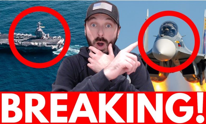 Venezuela SCRAMBLES Fighters, Aircraft Carrier Closes In