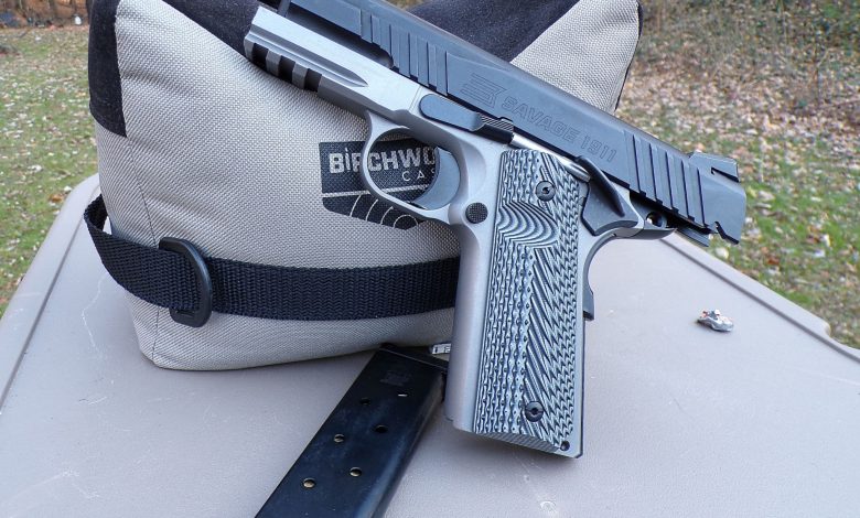 Savage 1911 Two-Tone Review: Forged Steel, Novak Sights