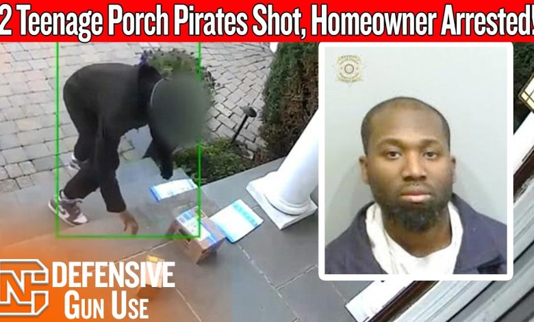 Armed Homeowner Arrested After Shooting Teen Package Thieves