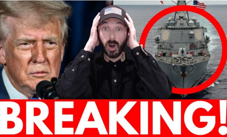 Trump BLOCKADES Venezuela, Navy Ships Roll In