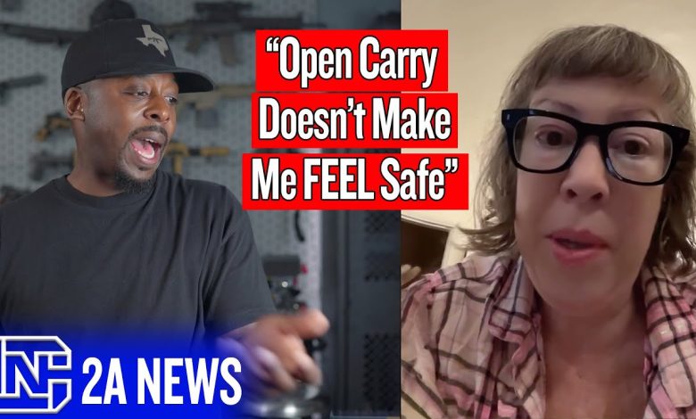 Liberal Woman Tries to Explain Why Open Carry Feels Unsafe (Viral Clip)