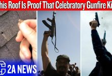 Bullets Fell Through This Roof After Someone Fired Into the Air