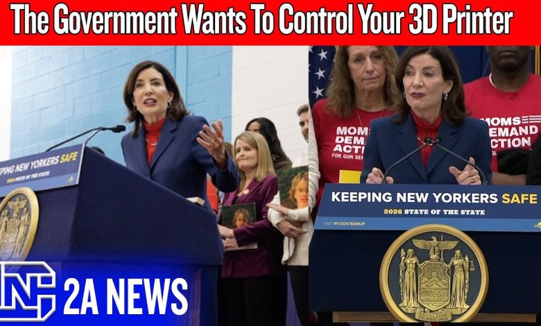 The Government Wants To Control Your 3D Printer So You Don’t Print Gun Parts