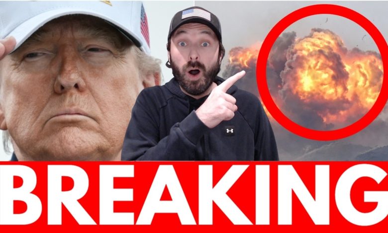 Trump UNLEASHES Huge Bomb On Iran – Oil Targets BURNING
