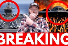 U.S. Aircraft Carrier ON FIRE – Stealth Bombers HAMMER Iran’s Secret Base
